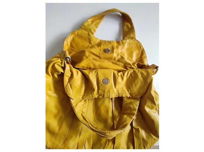 Borsa a mano Gucci in pelle gialla Giallo Senape - vista 12