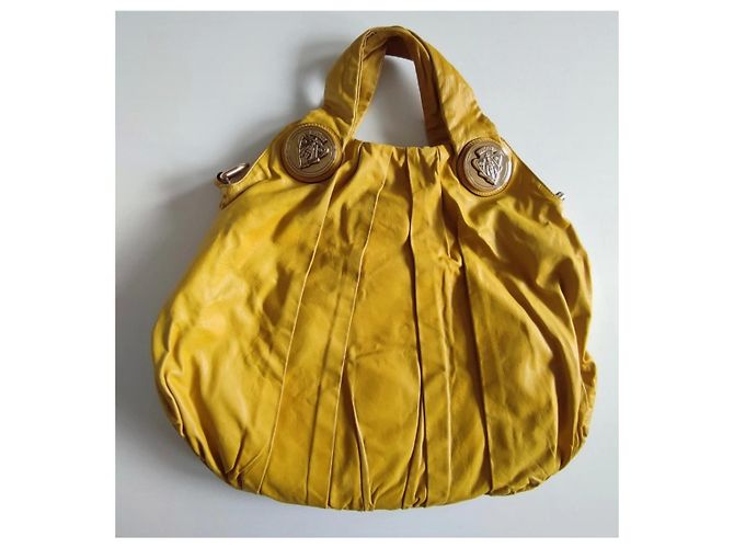 Borsa a mano Gucci in pelle gialla Giallo Senape - vista 2