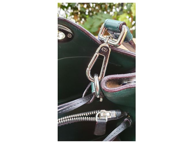Borsa tote Dior Diorissimo blu in pelle - vista 13