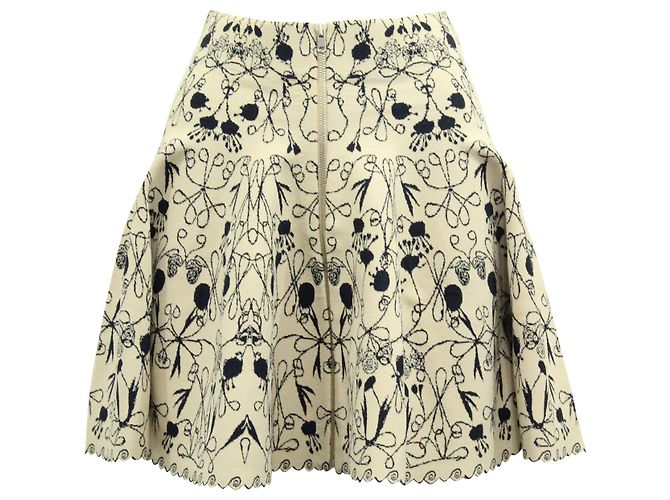 Alaïa Gonna Alaia Stampata in Viscosa Multicolor - vista 2