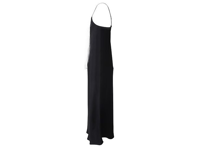 Abito sottoveste con frange Ellery in acetato nero - vista 2