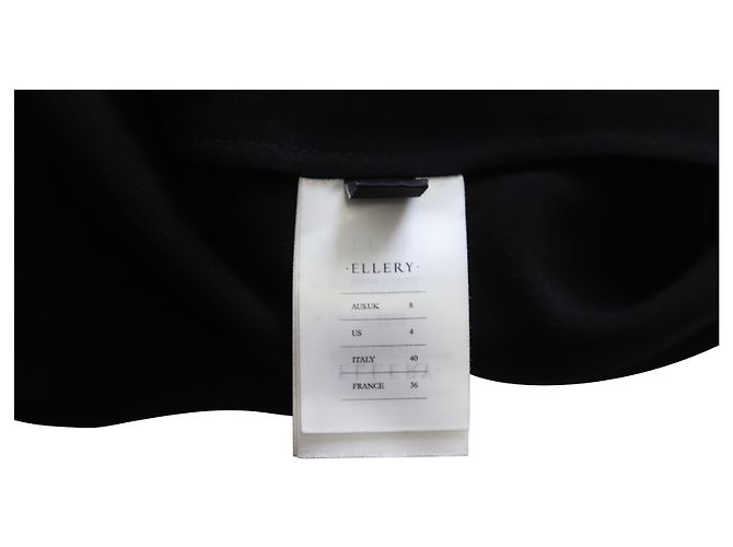 Abito sottoveste con frange Ellery in acetato nero - vista 8