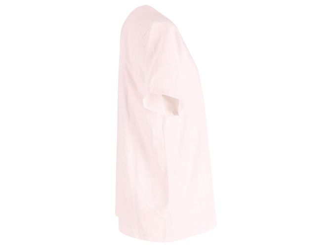Acne Studios Niagara Pique T-Shirt in White Cotton - view 2
