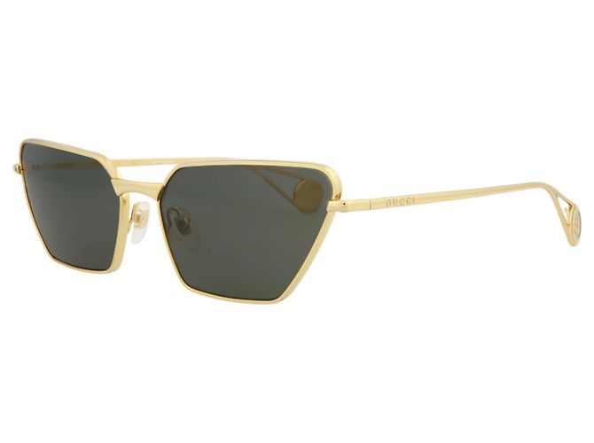 Gucci Sonnenbrille mit Cat-Eye-Rahmen aus Metall - Ansicht 2