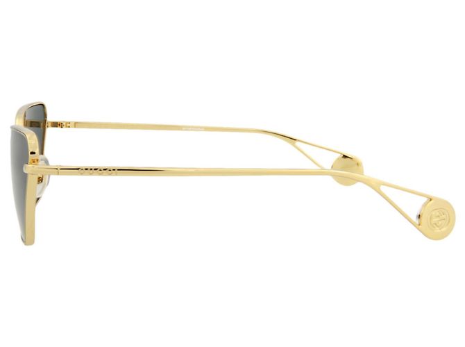 Gucci Sonnenbrille mit Cat-Eye-Rahmen aus Metall - Ansicht 3