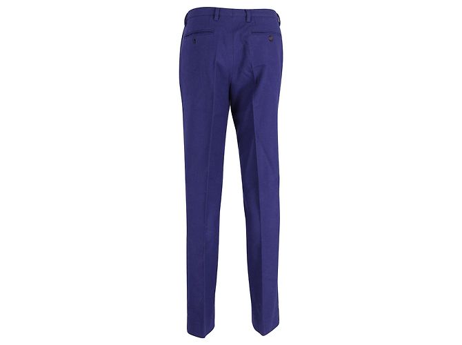 Pantaloni Jil Sander in lana blu - vista 2