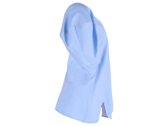 Vestido Ellery Deliberate Distance Cone en algodón azul claro - vista 2