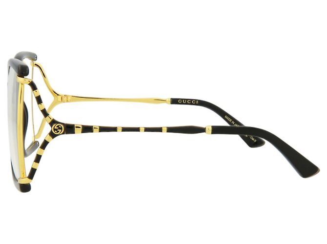 Gucci Square -Frame Injection-Sonnenbrille - Ansicht 3