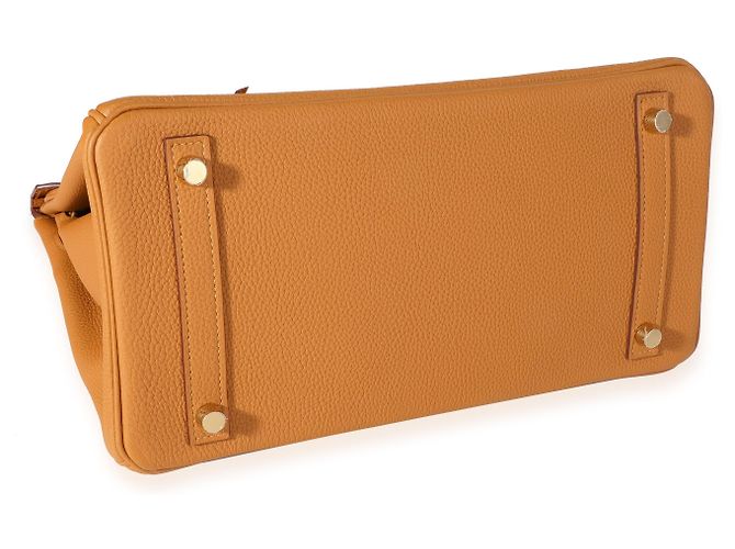 Hermès Hermes Caramel Tabac Shiny Niloticus Coccodrillo & Togo Touch Birkin 30 GHW Marrone - vista 6