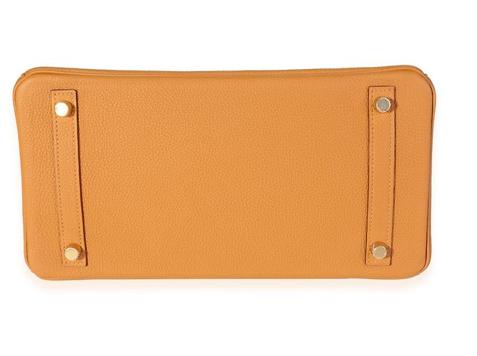 Hermès Hermes Caramel Tabac Shiny Niloticus Coccodrillo & Togo Touch Birkin 30 GHW Marrone - vista 7