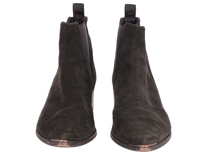 Botines Acne Studios Jensen en ante negro - vista 3