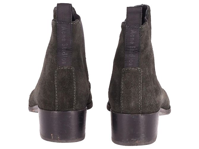 Botines Acne Studios Jensen en ante negro - vista 4