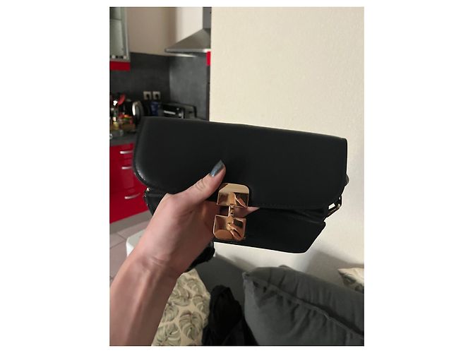 Borsa a mano Apc Model S in pelle nera Nero - vista 9