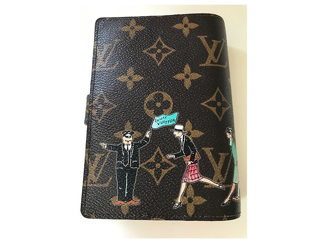 Neverfull Louis Vuitton Monogram LV - PM diary cover Brown - view 2