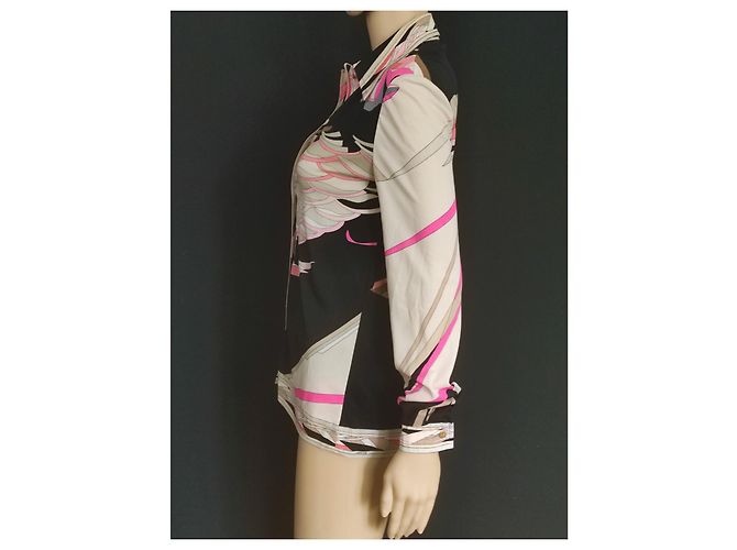Leonard Bluse Polyamid Jersey Mehrfarbig Mehrfarben - Ansicht 3