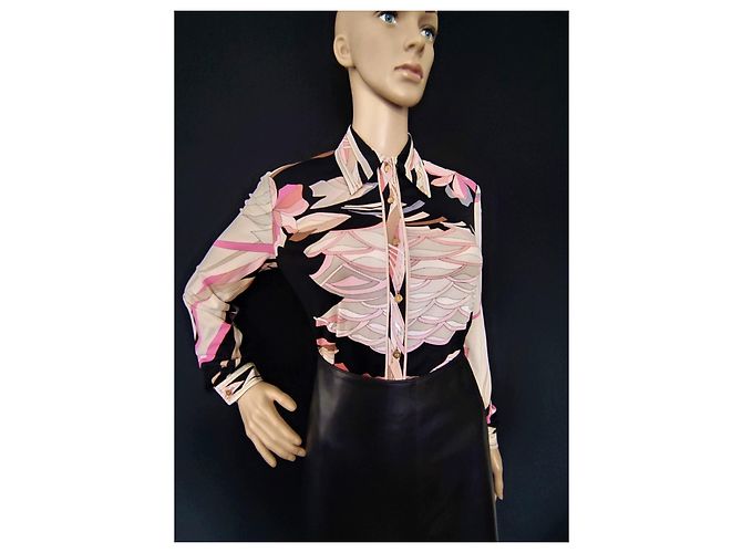 Leonard Bluse Polyamid Jersey Mehrfarbig Mehrfarben - Ansicht 9