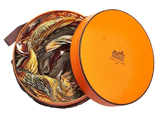 Hermès Sciarpa in seta stampata Aloha Carré Verde - vista 6