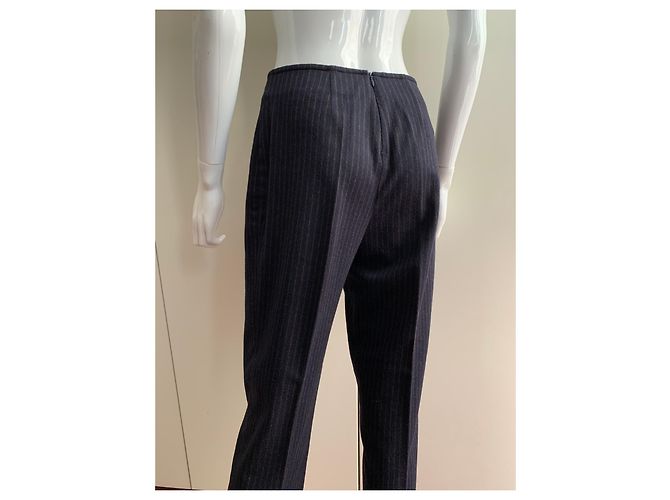 Yves Saint Laurent Vintage Hose von YSL Variations Marineblau - Ansicht 10