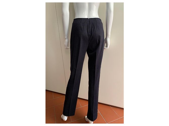 Yves Saint Laurent Vintage Hose von YSL Variations Marineblau - Ansicht 11