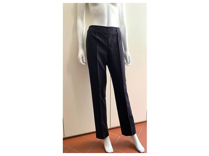 Yves Saint Laurent Vintage Hose von YSL Variations Marineblau - Ansicht 12