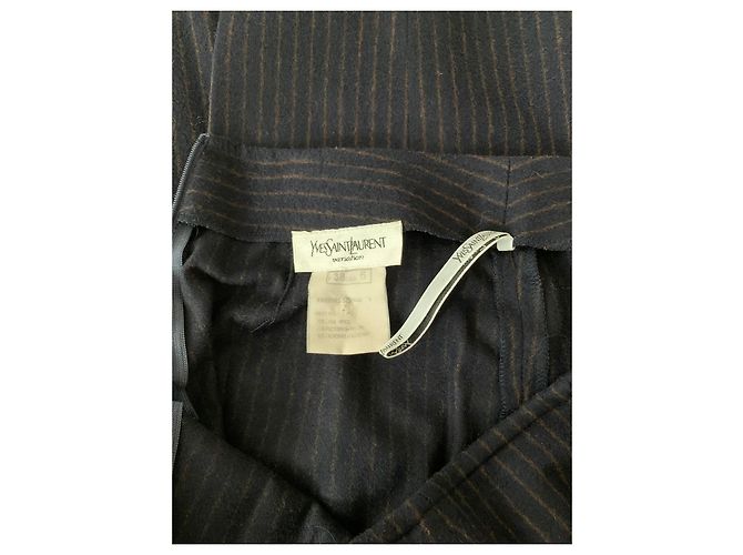 Yves Saint Laurent Vintage Hose von YSL Variations Marineblau - Ansicht 3