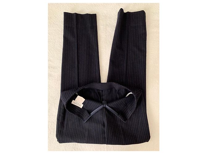Yves Saint Laurent Vintage Hose von YSL Variations Marineblau - Ansicht 5
