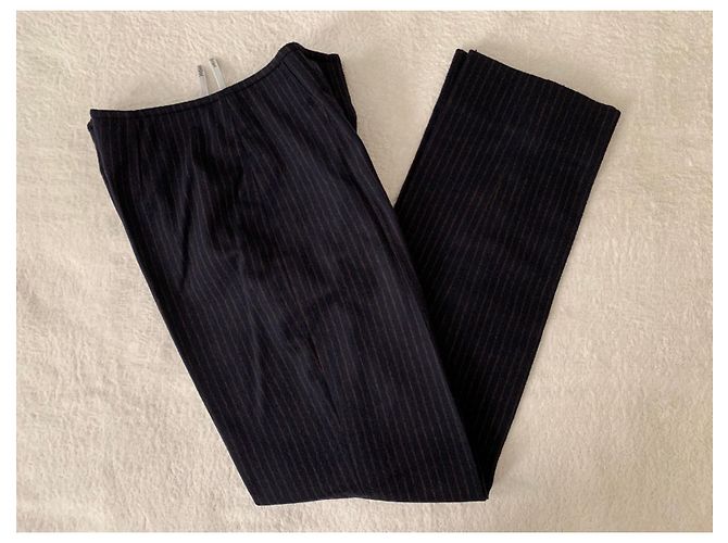 Yves Saint Laurent Vintage Hose von YSL Variations Marineblau - Ansicht 7