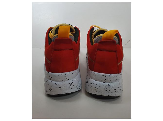 Acne Studios Rockaway Contrast Sneakers Orange Beige Yellow - view 6