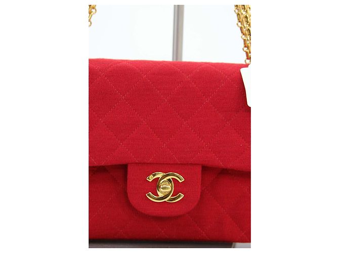 Timeless Chanel Maglia senza tempo con catena dorata Rosso - vista 5