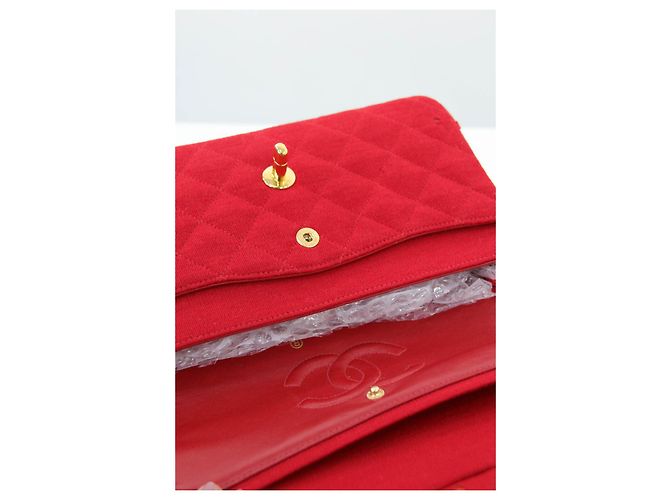 Timeless Chanel Maglia senza tempo con catena dorata Rosso - vista 6