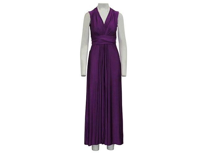 Issa Elegantes lila Maxi-Abendkleid - Ansicht 2