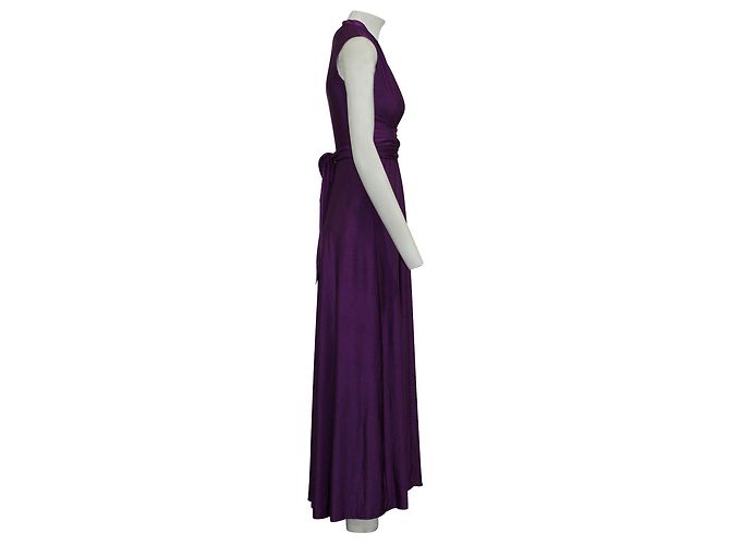 Issa Elegantes lila Maxi-Abendkleid - Ansicht 4
