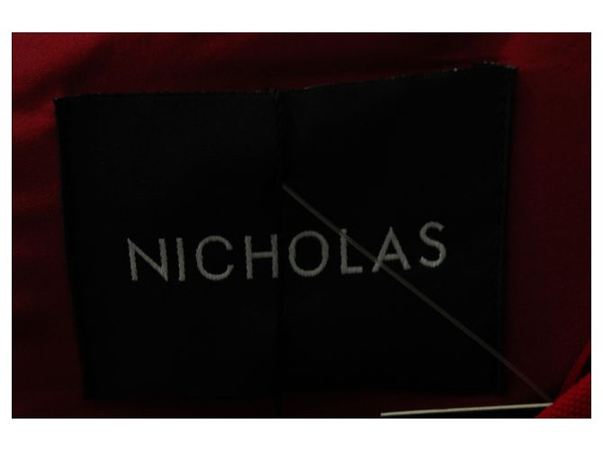 Nicholas Kirkwood Rotes Bandage-Midikleid mit V-Wire - Ansicht 6