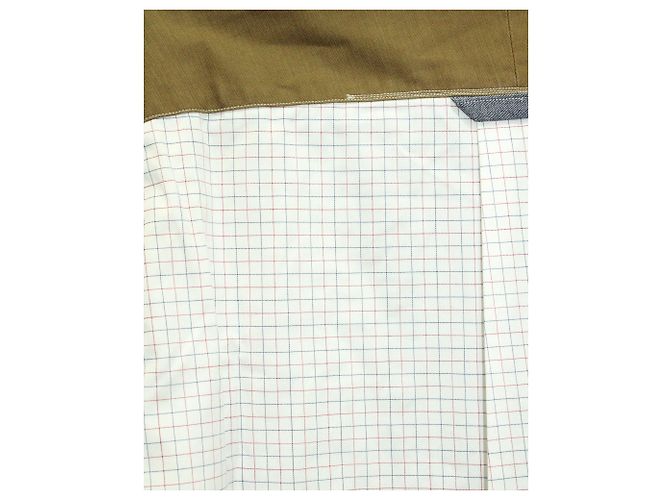 Camicia a quadri Junya Watanabe in cotone bianco - vista 3