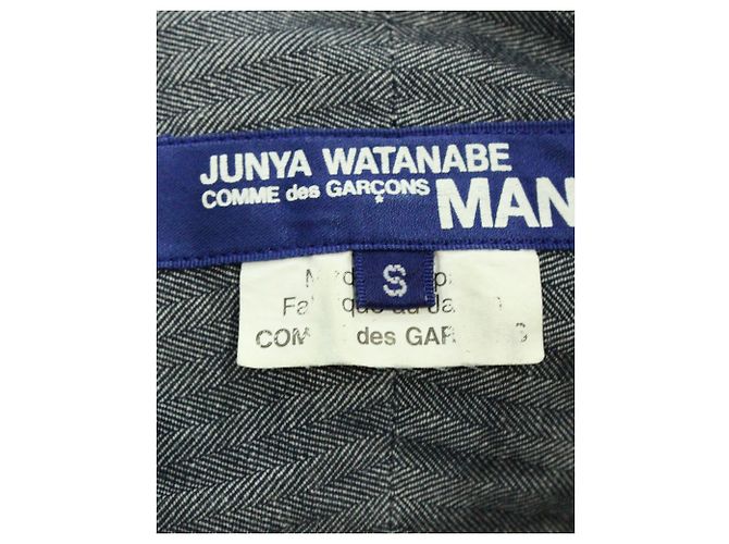 Camicia a quadri Junya Watanabe in cotone bianco - vista 5