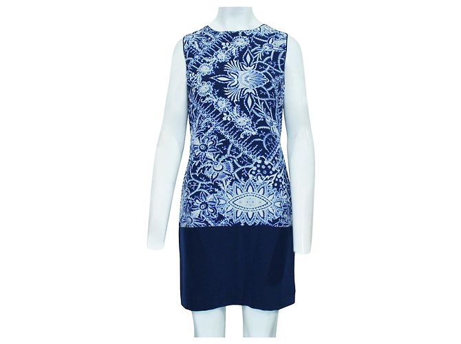 Jigsaw Vestido estampado azul - vista 2