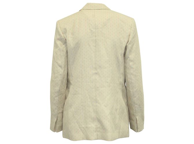 Sandro Paris Printed Tailored Blazer in Multicolor Polyester Viscose - view 3