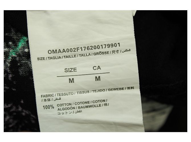 Off White Off-White Splash Ink T-Shirt in Black Cotton - view 4