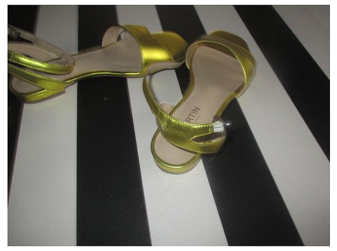 JB Martin Sandalen aus Leder Gold - Ansicht 5