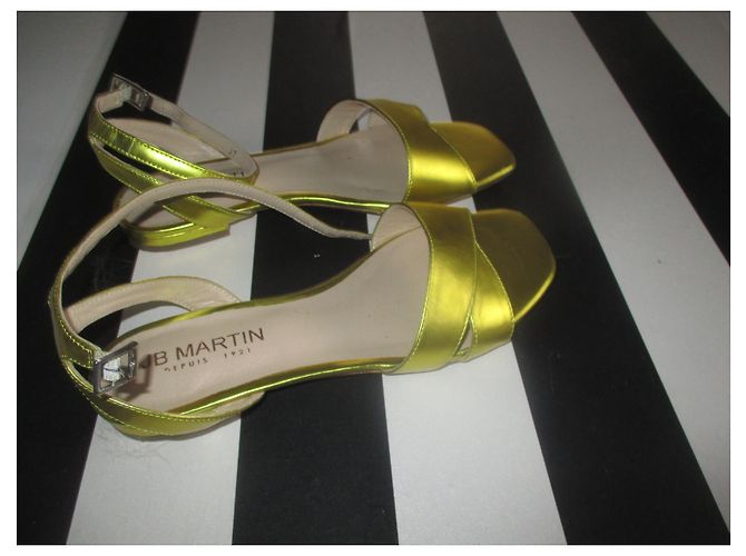 JB Martin Sandalen aus Leder Gold - Ansicht 6