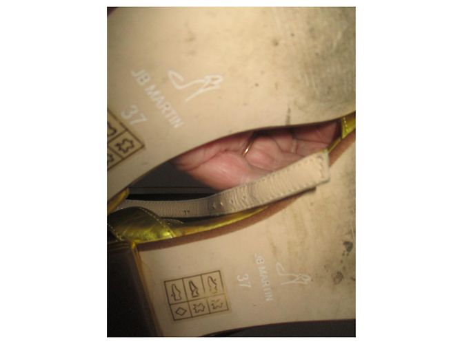 JB Martin Sandalen aus Leder Gold - Ansicht 8