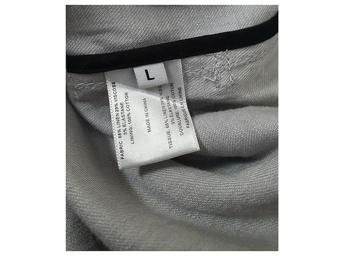 Gabardina Proenza Schouler de mezcla de lino gris - vista 7