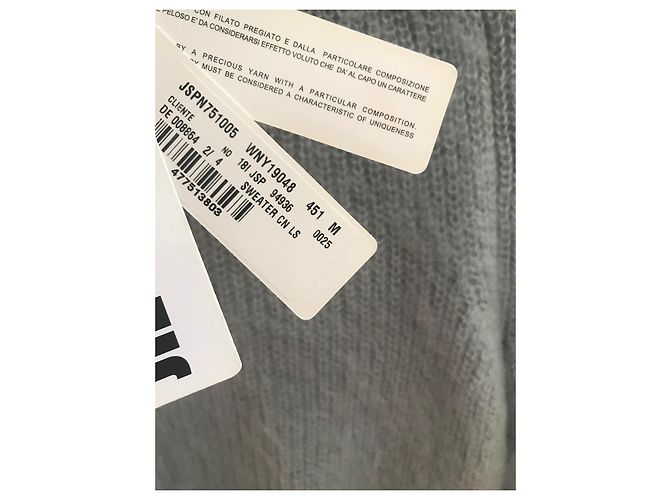 Jil Sander Rollkragenpullover aus Mohair in Blau - Ansicht 3