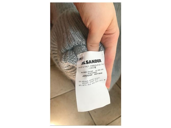 Jil Sander Rollkragenpullover aus Mohair in Blau - Ansicht 5