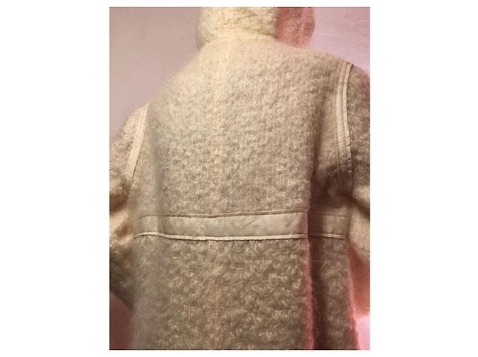 Courreges Courrèges Dufflecoat aus Mohair und Wolle - Ansicht 4