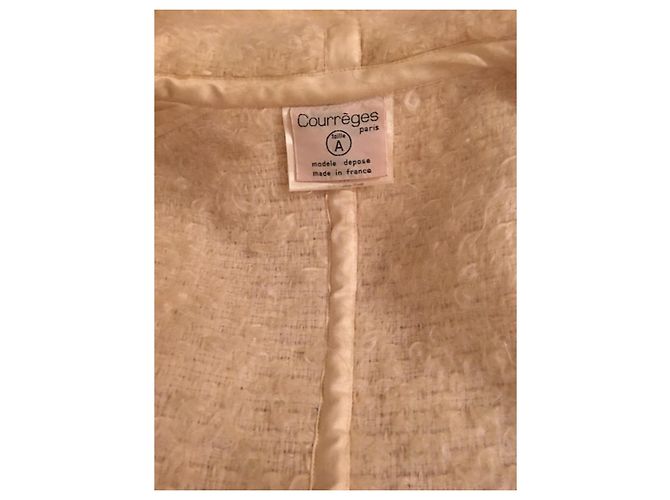 Courreges Courrèges Dufflecoat aus Mohair und Wolle - Ansicht 5