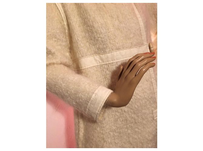 Courreges Courrèges Dufflecoat aus Mohair und Wolle - Ansicht 6