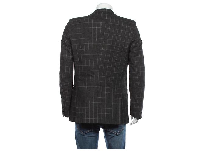 Filippa K Gingham Karo Blazer Grau - Ansicht 2