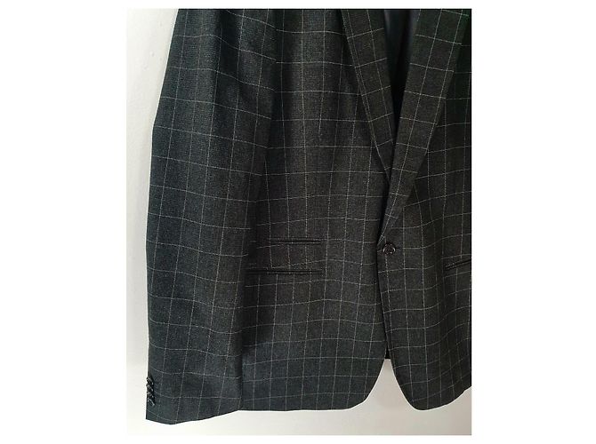 Filippa K Gingham Karo Blazer Grau - Ansicht 4