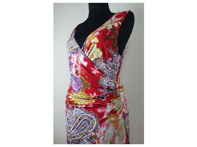 Vestido Etro Multicor de Viscose e Elastano - vista 4